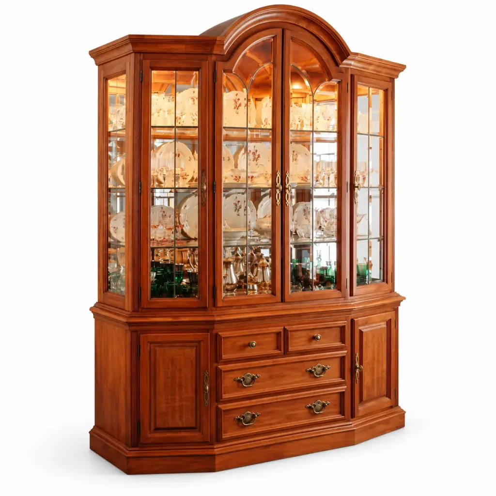 Arched Crown Display Hutch — photo 2