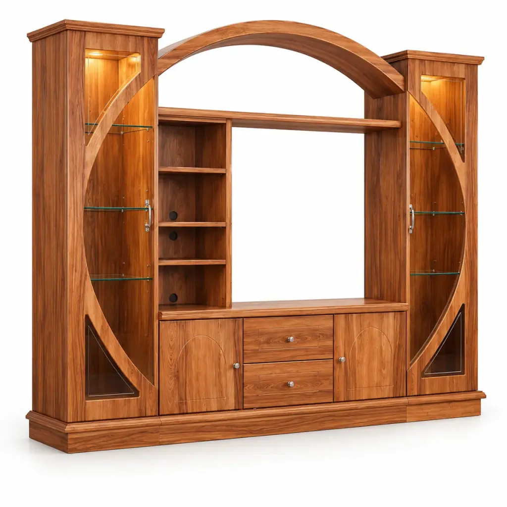 Arched Entertainment Wall — photo 2