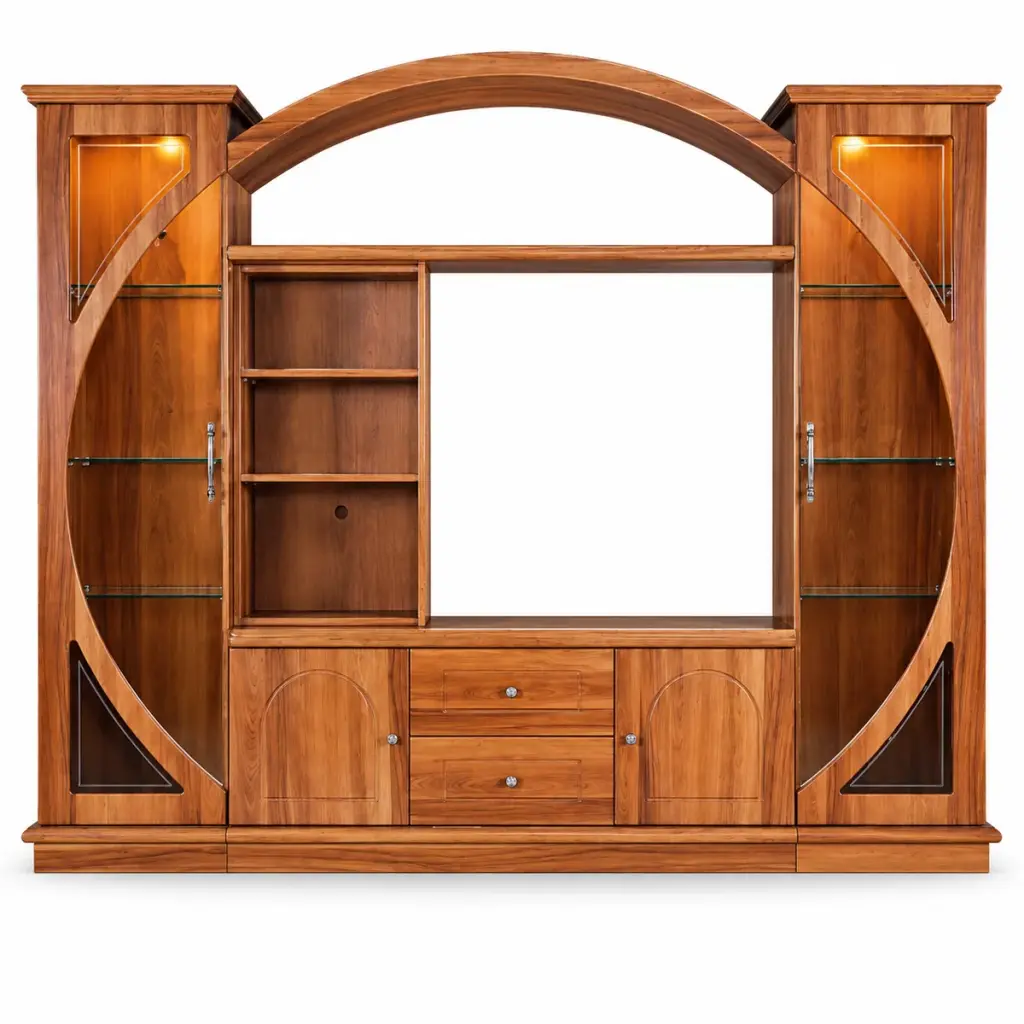 Arched Entertainment Wall — photo 1