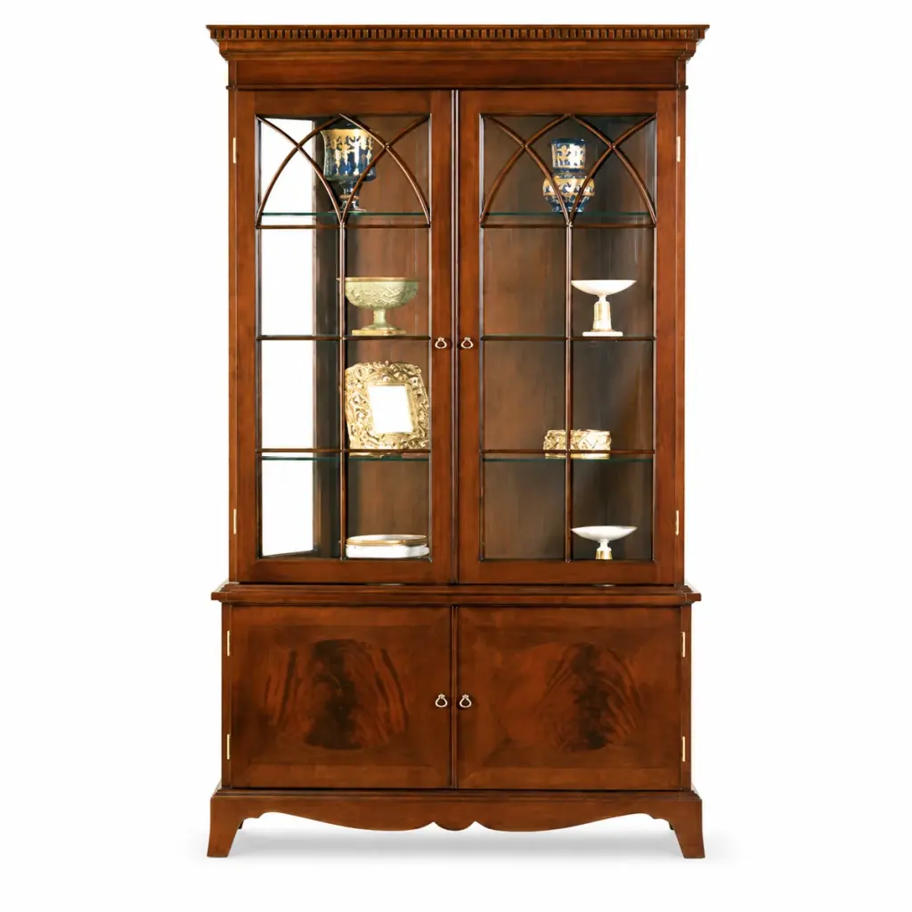 Arched-Glass Display Cabinet — photo 1