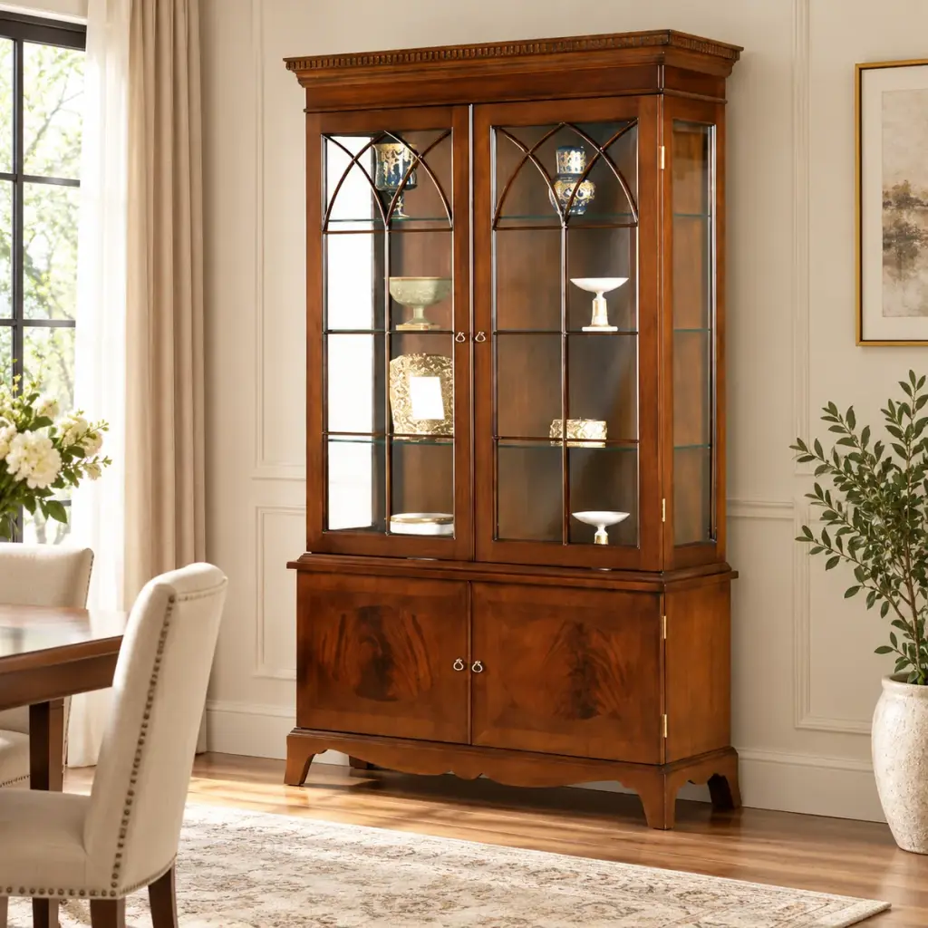 Arched-Glass Display Cabinet — photo 3