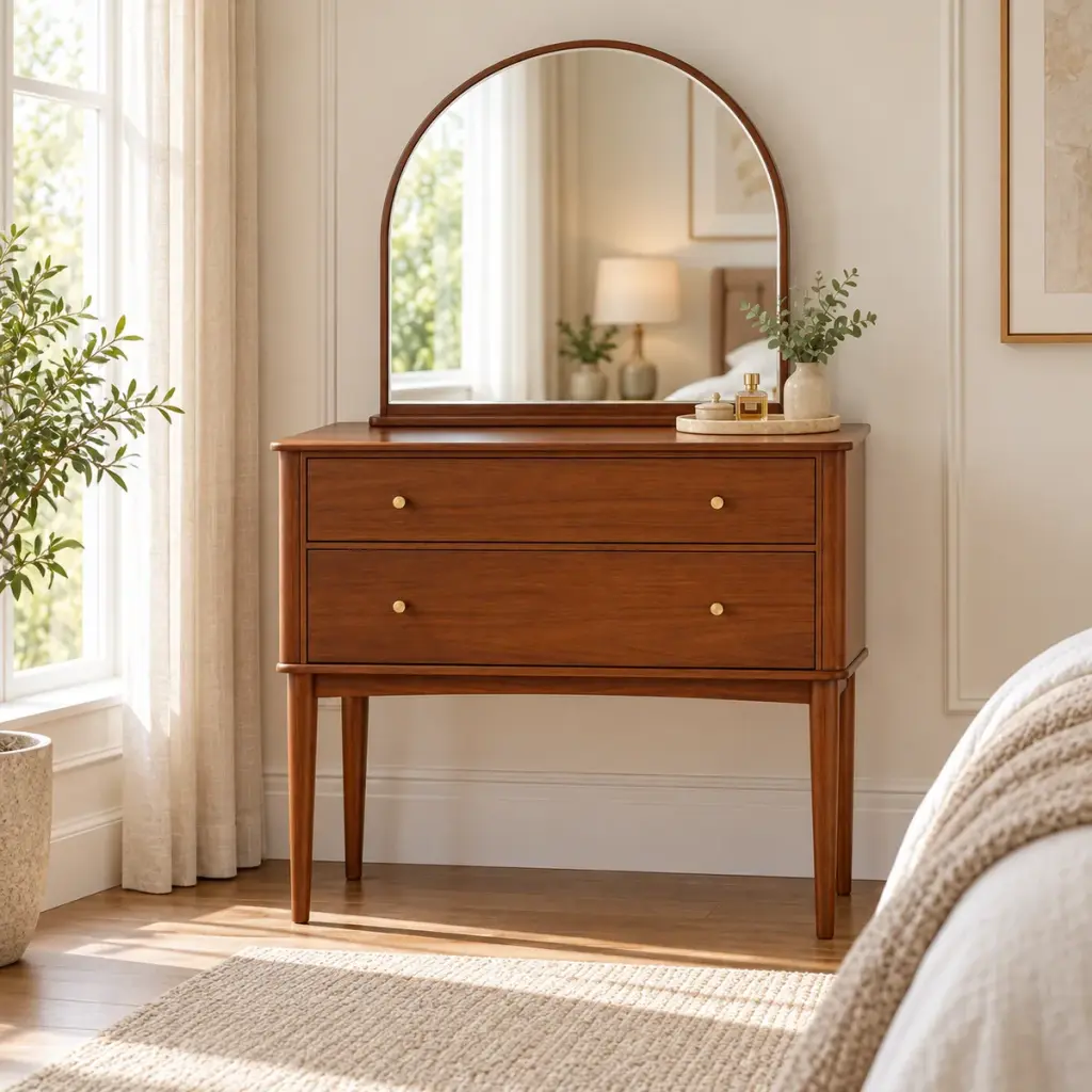 Arched Mirror Vanity Chest — photo 3