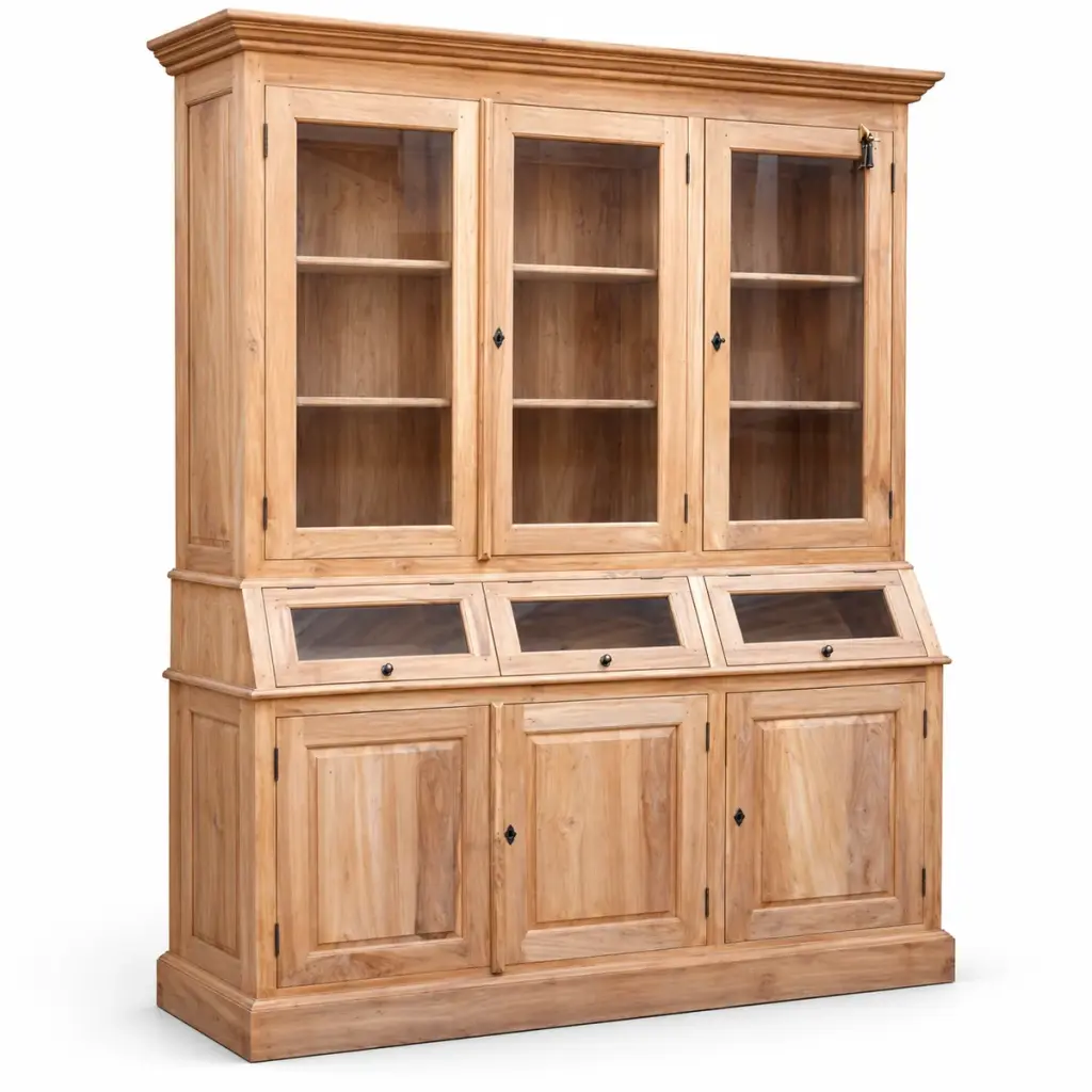 Bleached Teak Hutch Almirah — photo 2