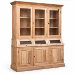 Bleached Teak Hutch Almirah – solid teak, Teakwood Factory