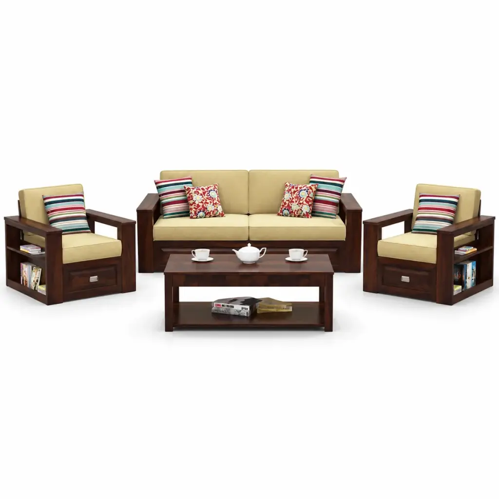 Bookshelf-Arm Sofa Set — photo 1