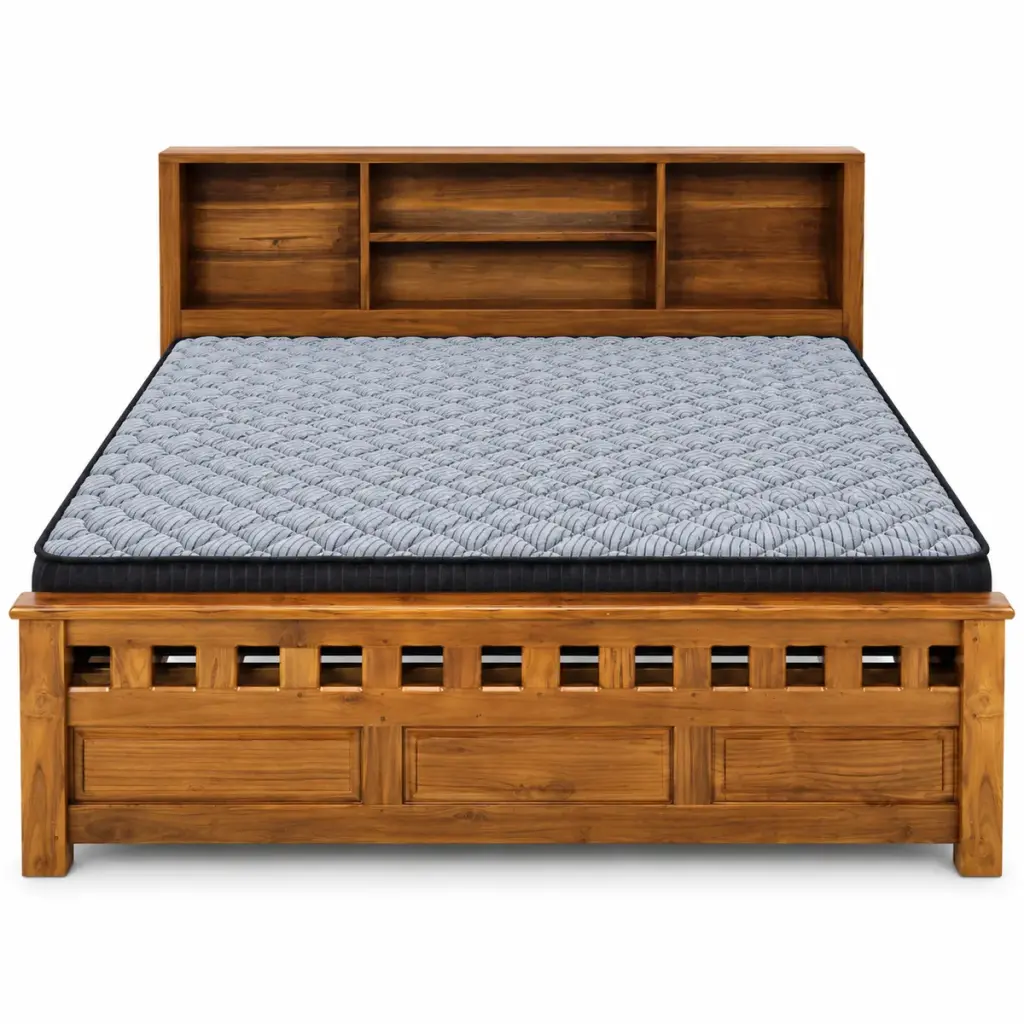 Bookshelf Headboard Cot — photo 1