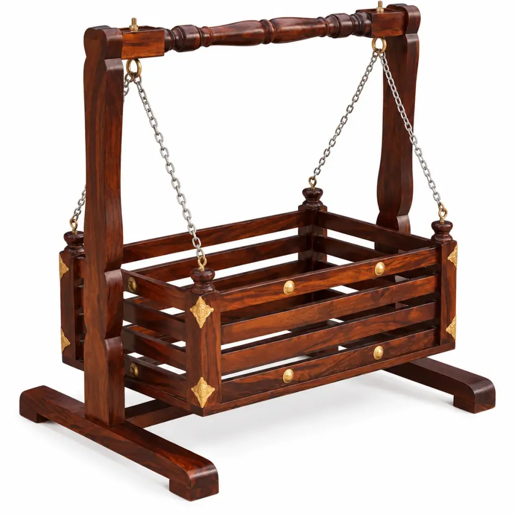 Brass-Stud Hanging Cradle — photo 2