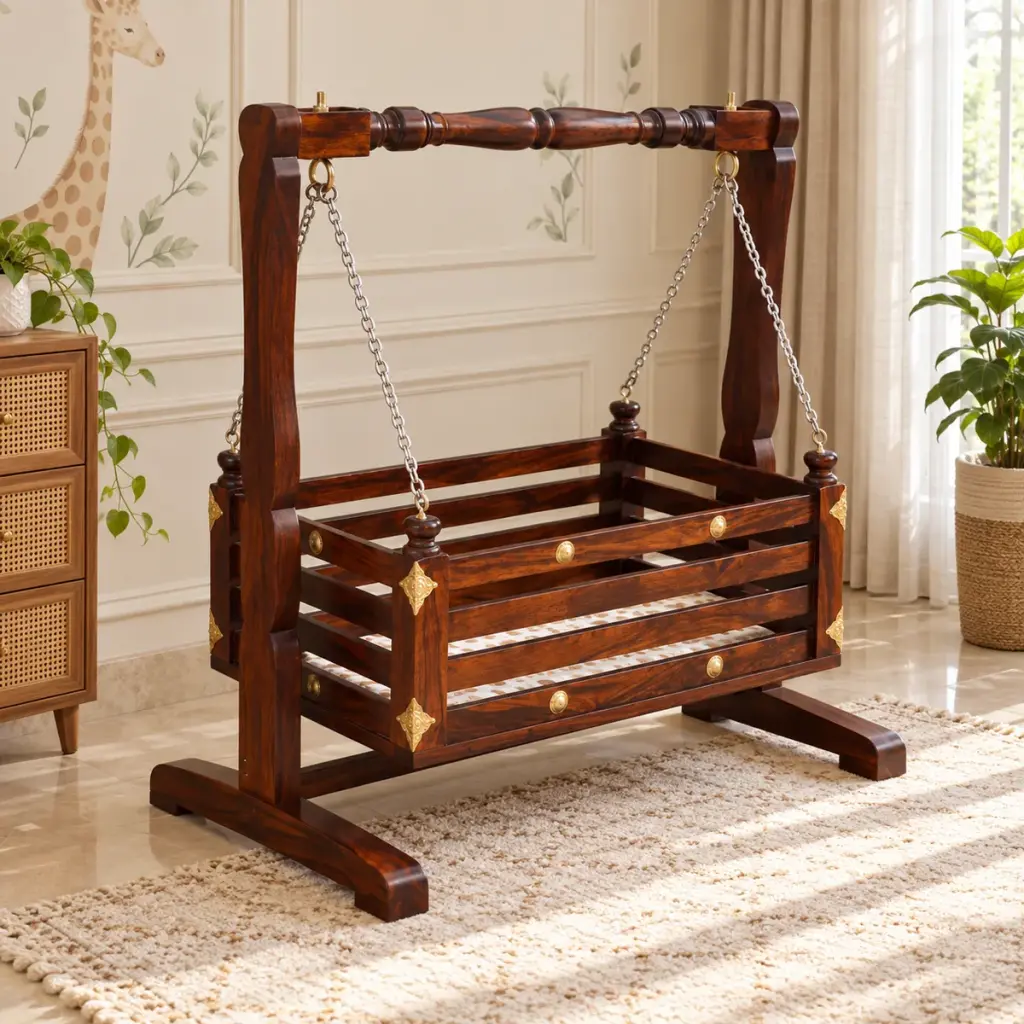 Brass-Stud Hanging Cradle — photo 3