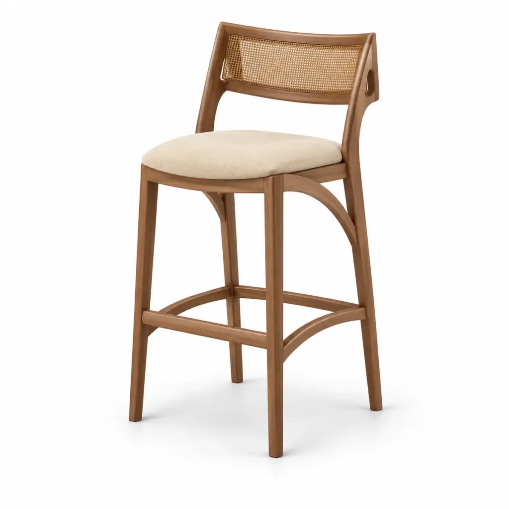 Cane-Back Bar Chair — photo 2