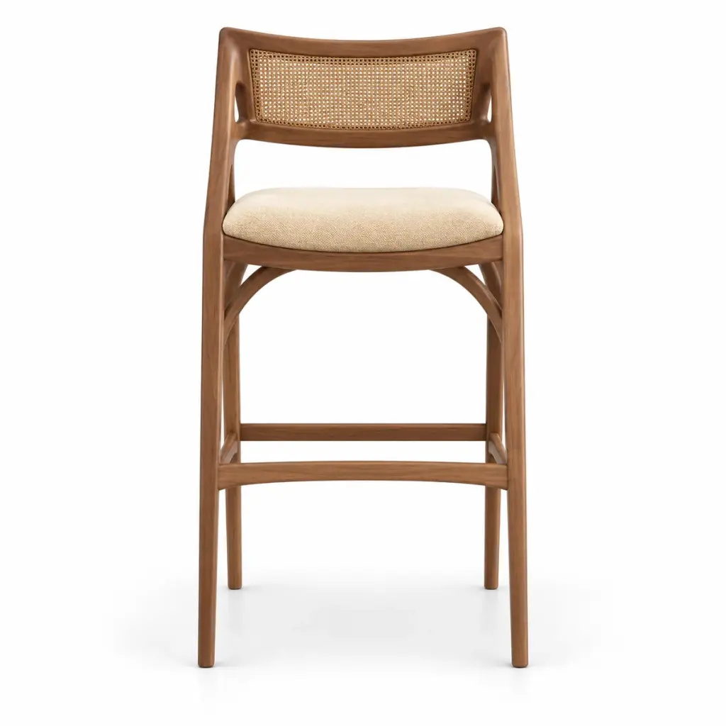 Cane-Back Bar Chair — photo 1