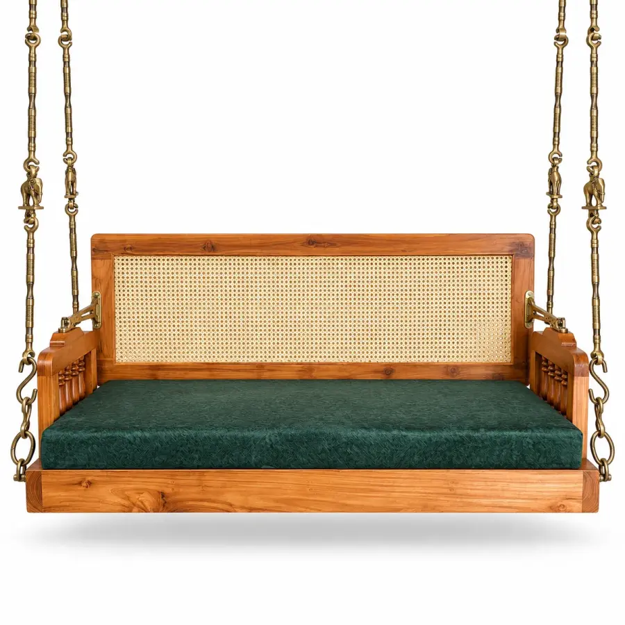 Cane-Back Hanging Swing