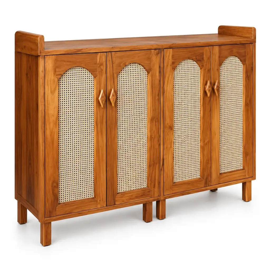 Cane Four-Door Sideboard — photo 2