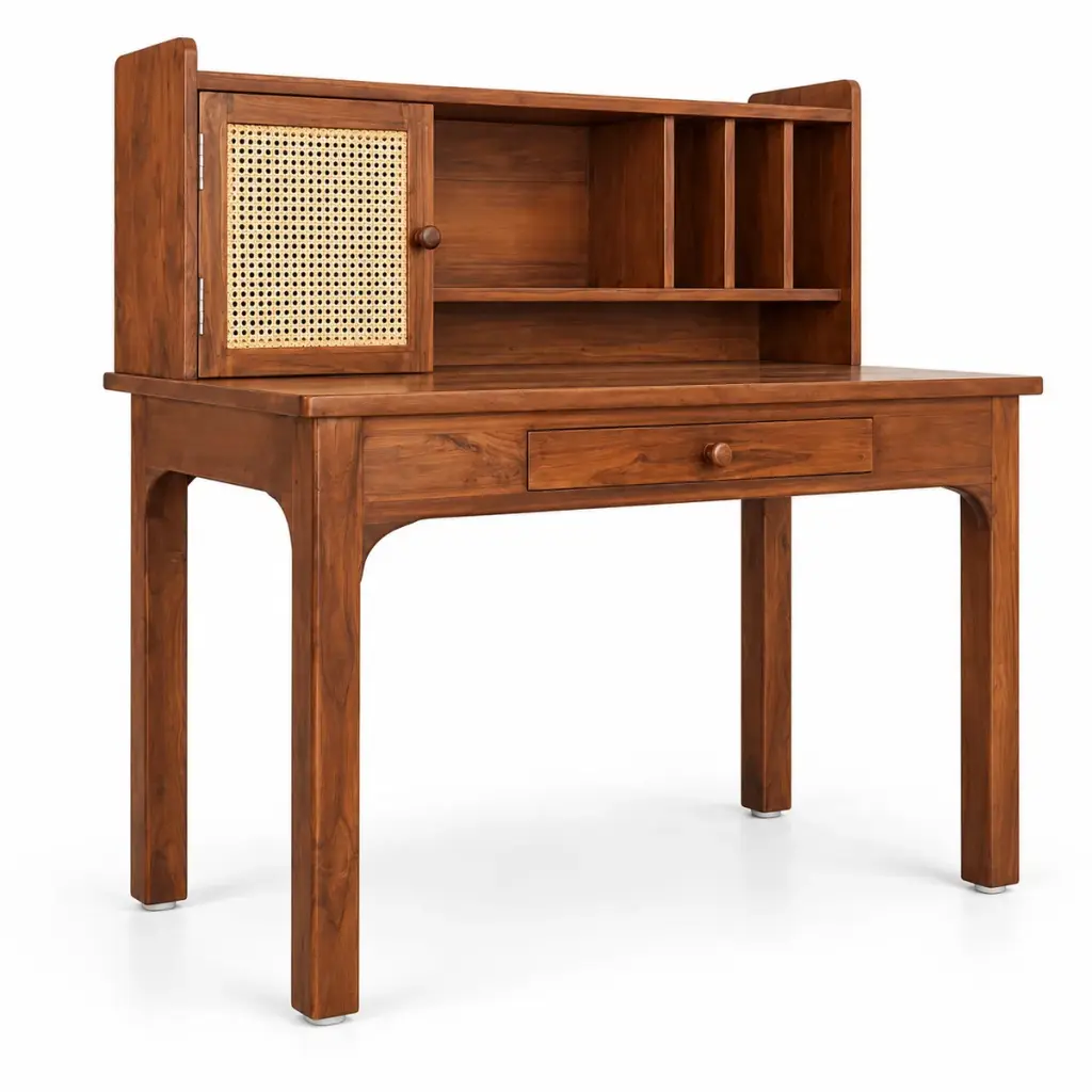 Cane Hutch Writing Desk — photo 2