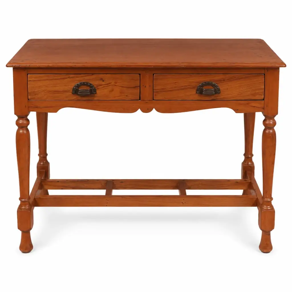 Carved Apron Writing Desk — photo 1