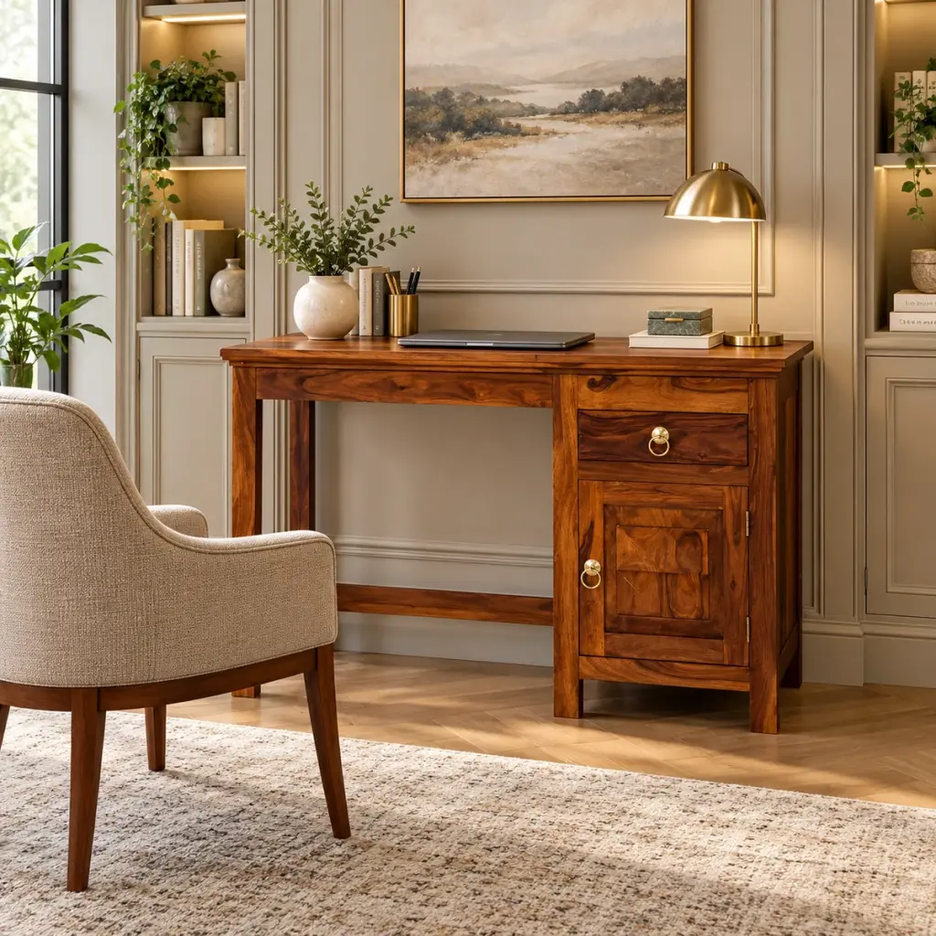 Carved Cabinet Study Table — photo 3
