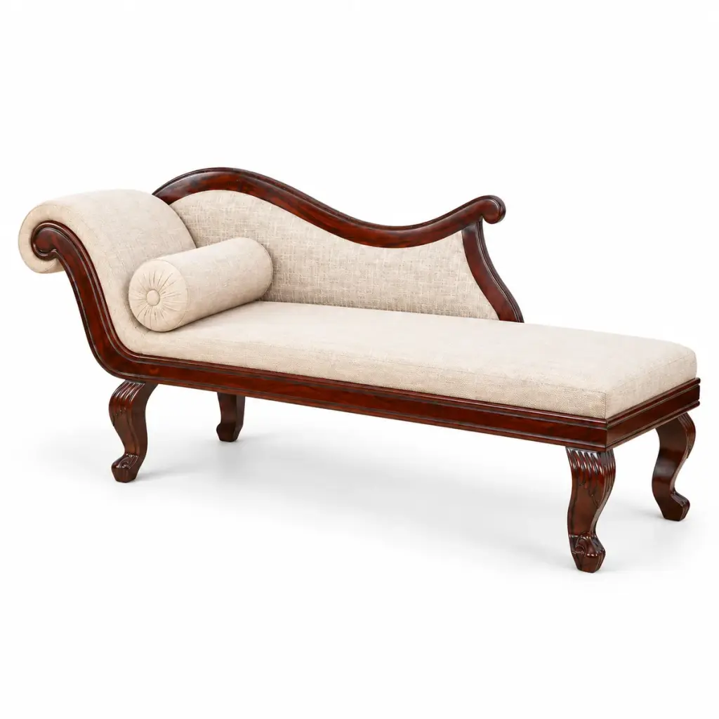 Carved Chaise Diwan — photo 2