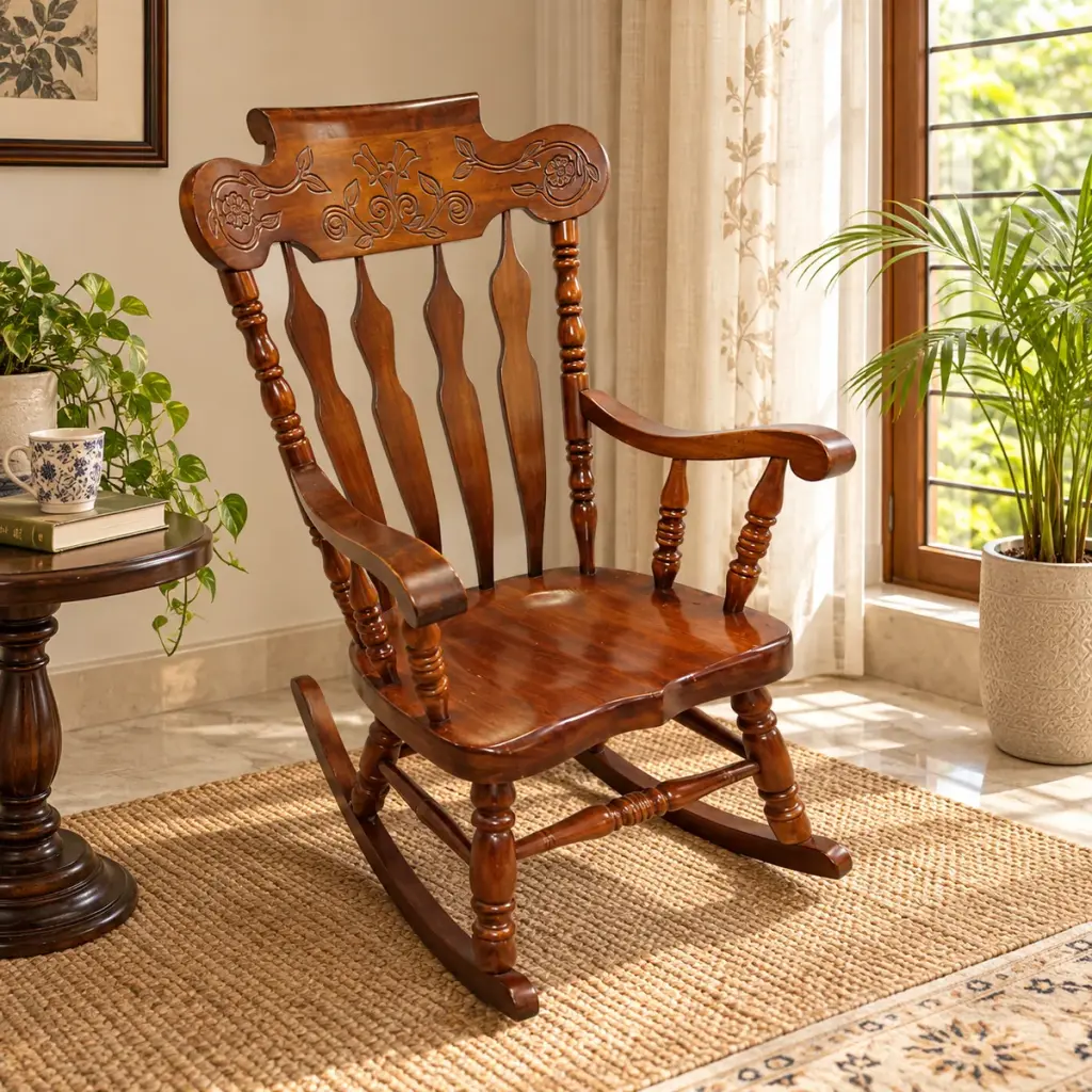 Carved Windsor Rocker — photo 3