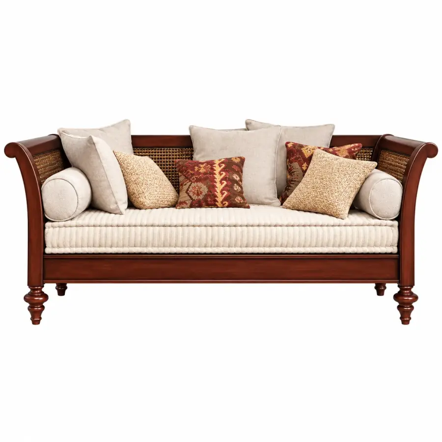 Colonial Cane Diwan
