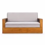Convertible Teak Sofa Bed – solid teak, Teakwood Factory