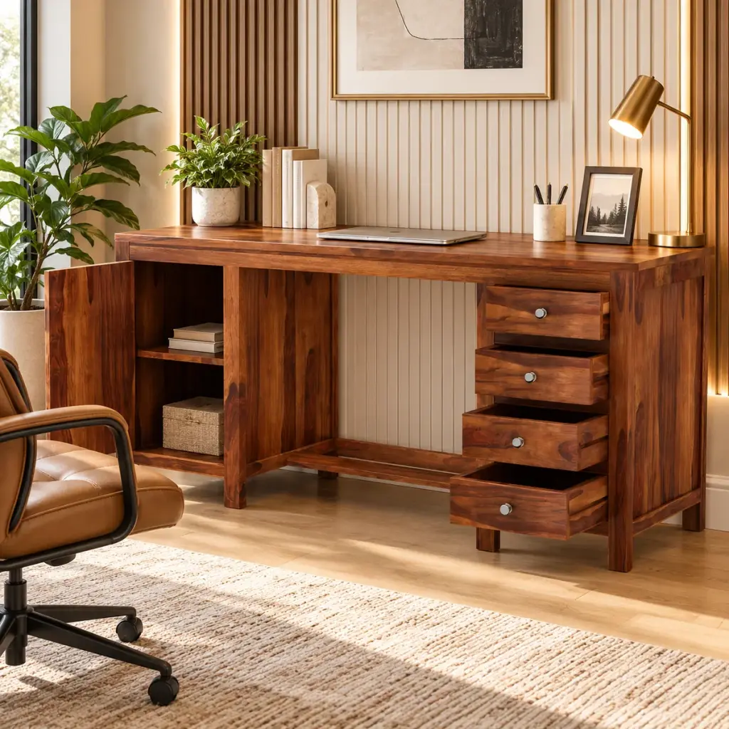 Cupboard & Drawer Study Desk — photo 3