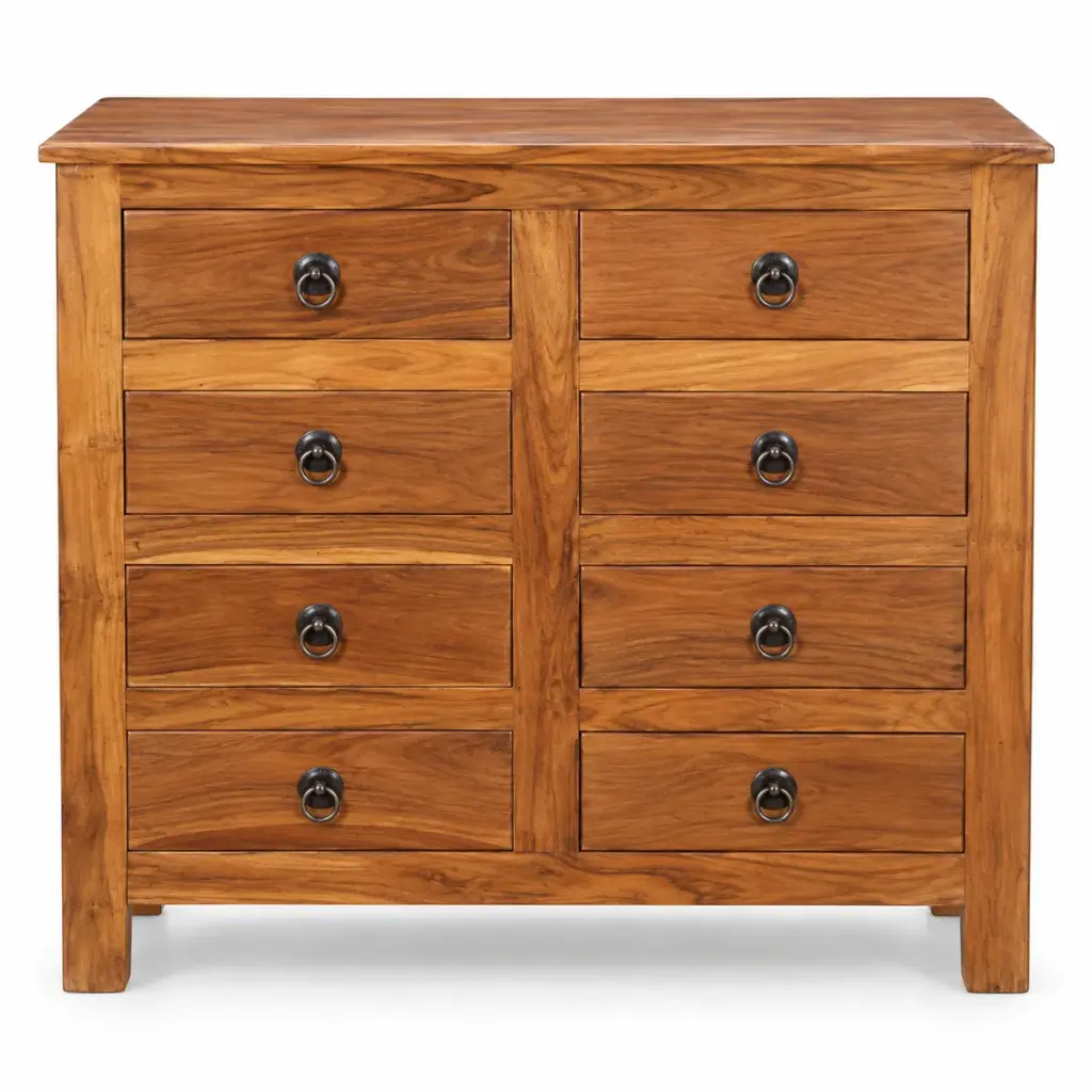 Eight-Drawer Ring-Pull Chest — photo 1