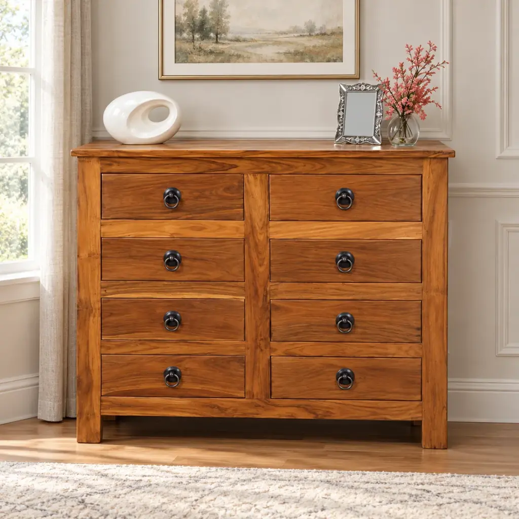 Eight-Drawer Ring-Pull Chest — photo 3