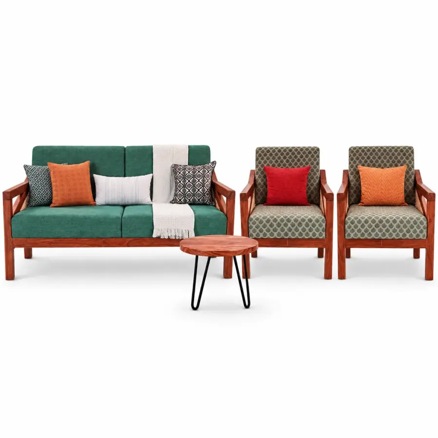 Emerald Cane Sofa Set