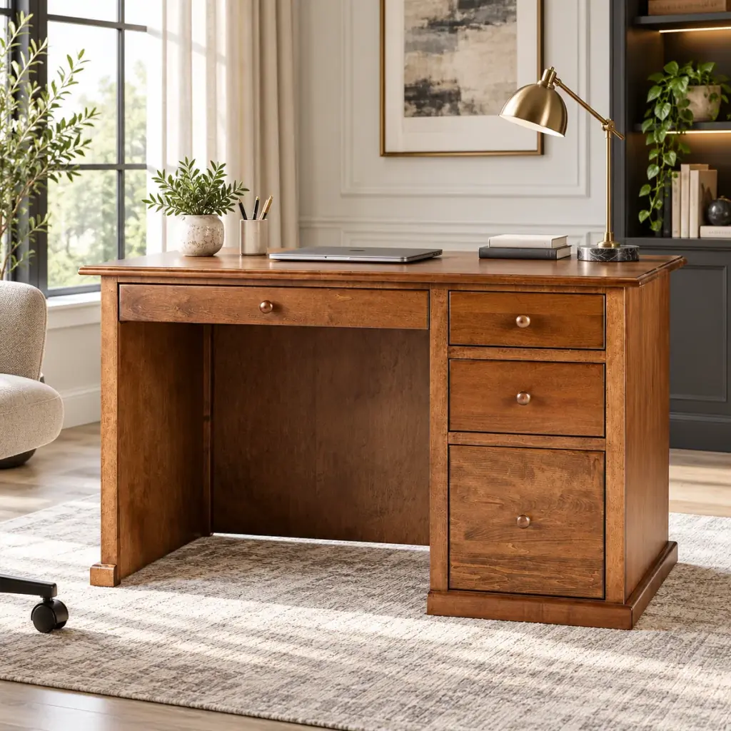 Executive Single-Pedestal Desk — photo 3