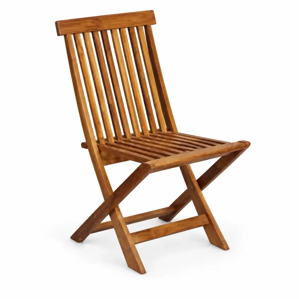 Folding Slatted Chair — photo 2