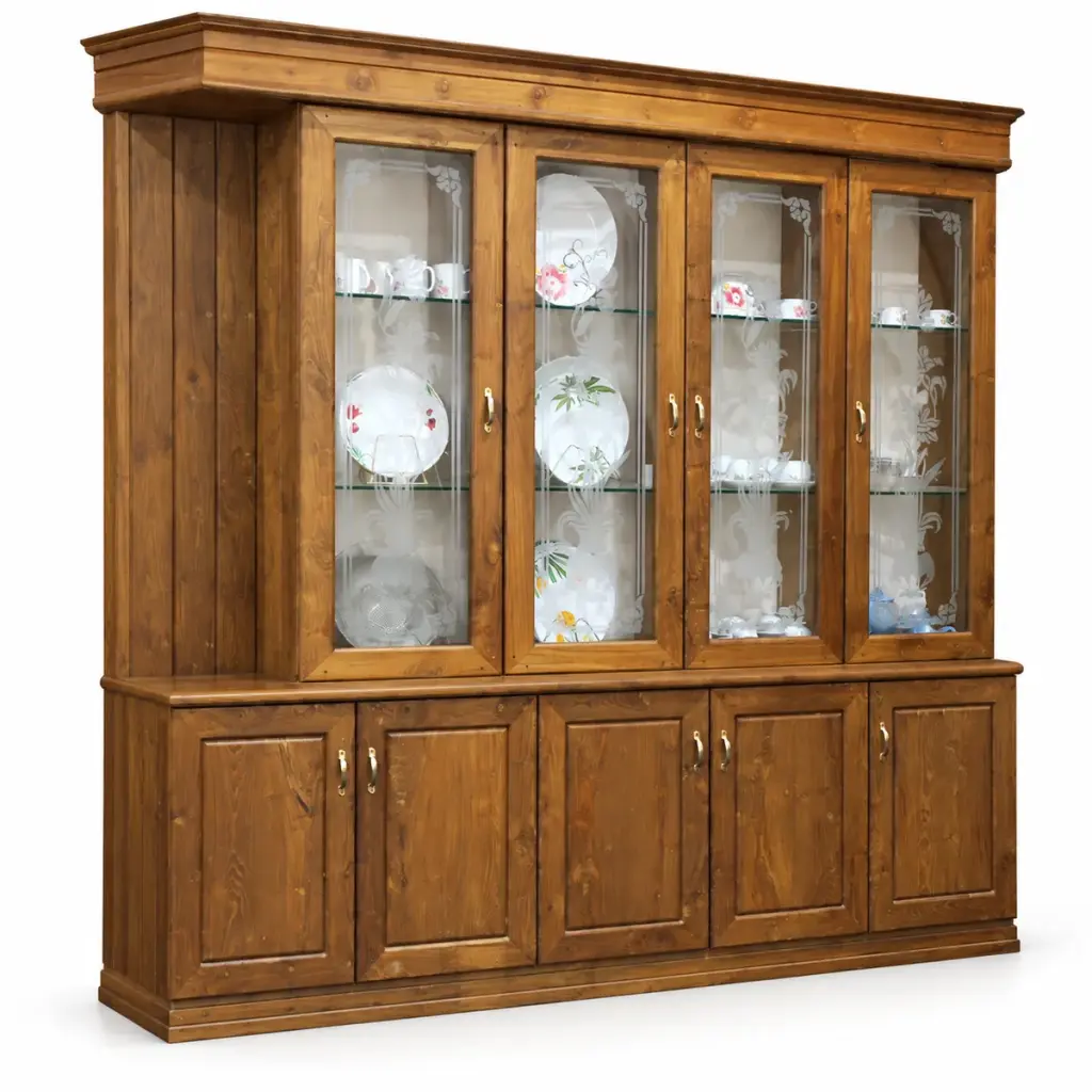 Four-Door Glass Crockery Unit — photo 2