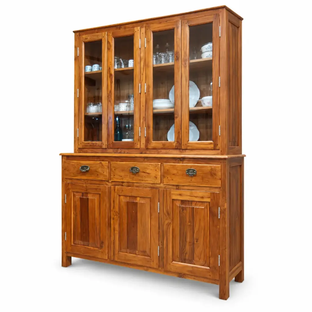Four-Door Glass Hutch — photo 2