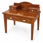 Gallery Top Writing Desk – solid teak, Teakwood Factory