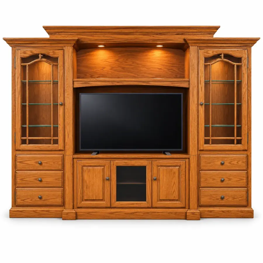 Glass-Display Entertainment Centre