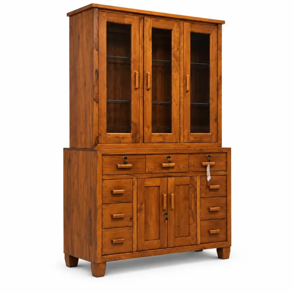 Glass-Top Bureau Cabinet — photo 2