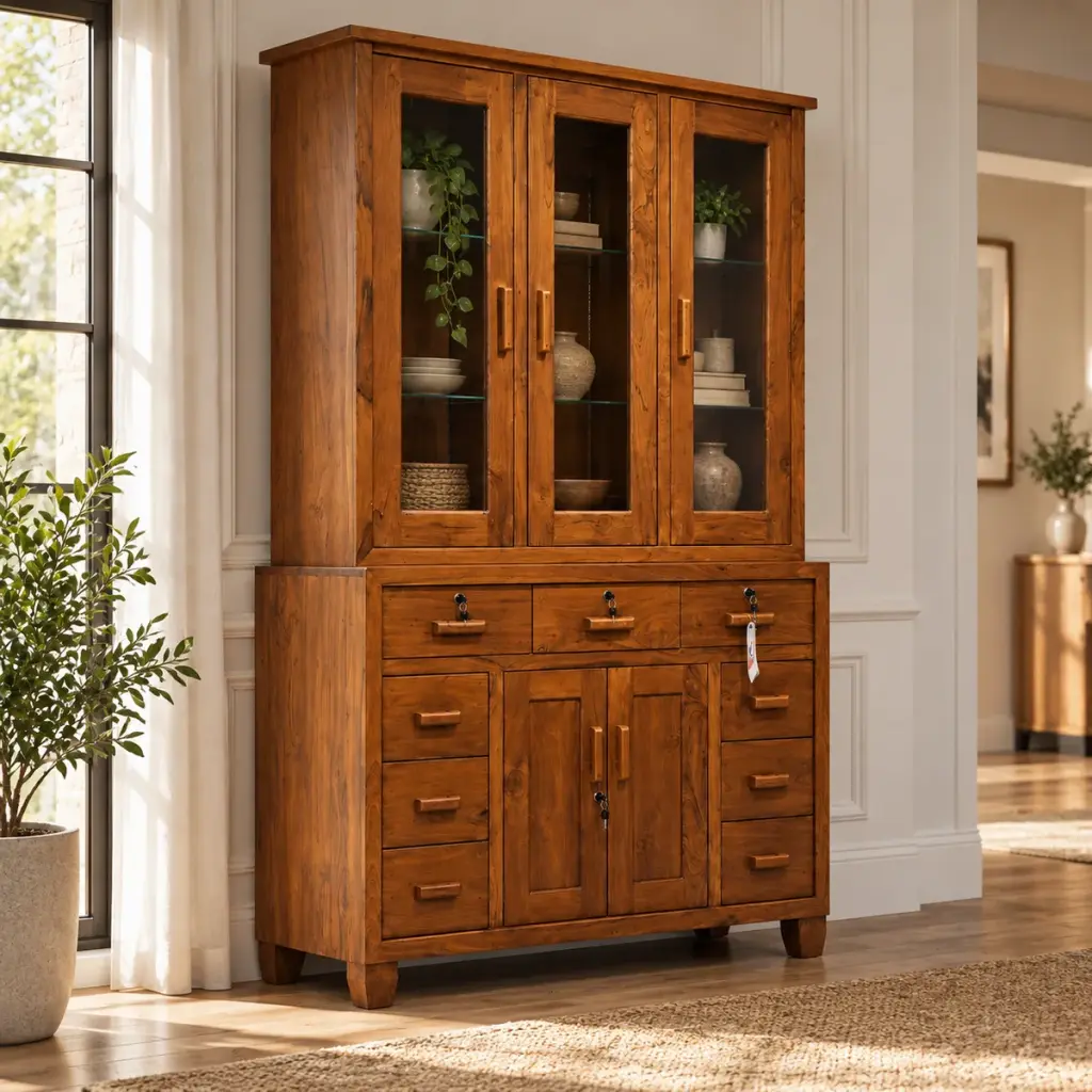 Glass-Top Bureau Cabinet — photo 3
