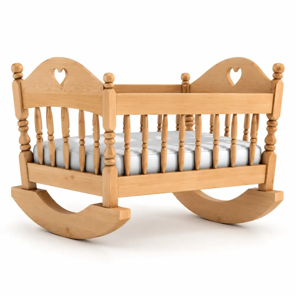 Heart-Crest Spindle Cradle — photo 2