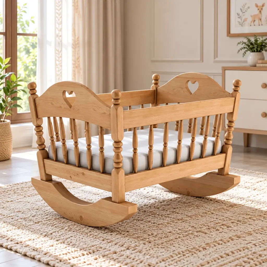Heart-Crest Spindle Cradle — photo 3