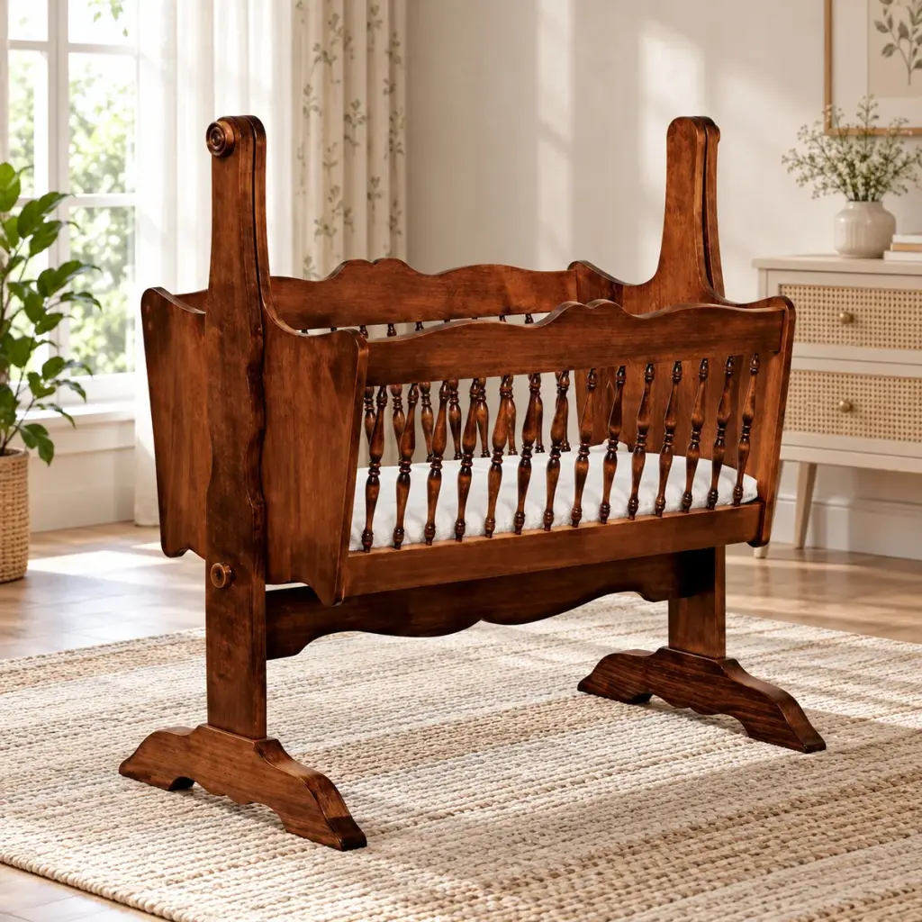 Heritage Carved Swing Cradle — photo 3