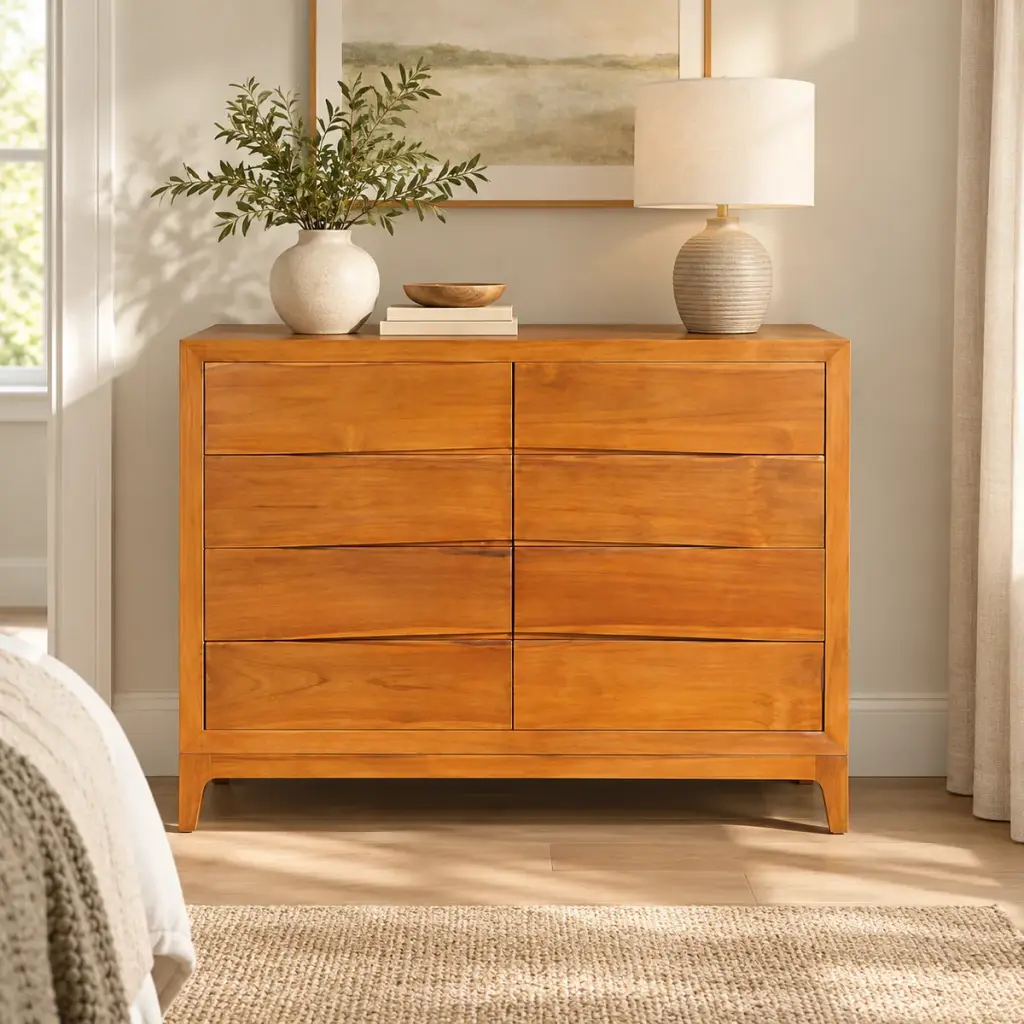 Honey Six-Drawer Chest — photo 3