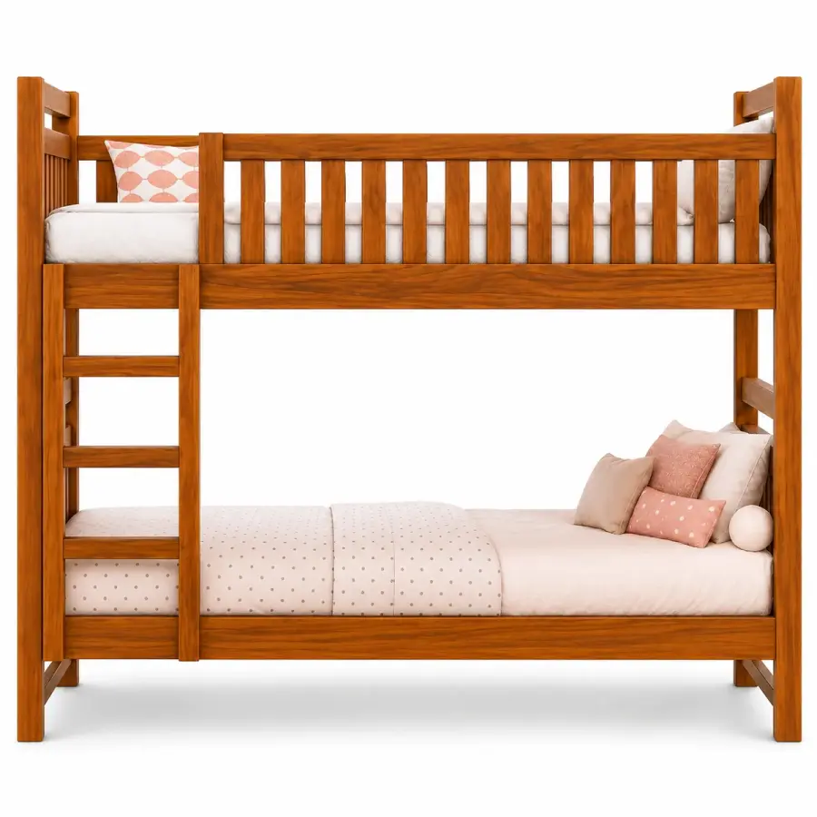 Honey Slatted Bunk Bed
