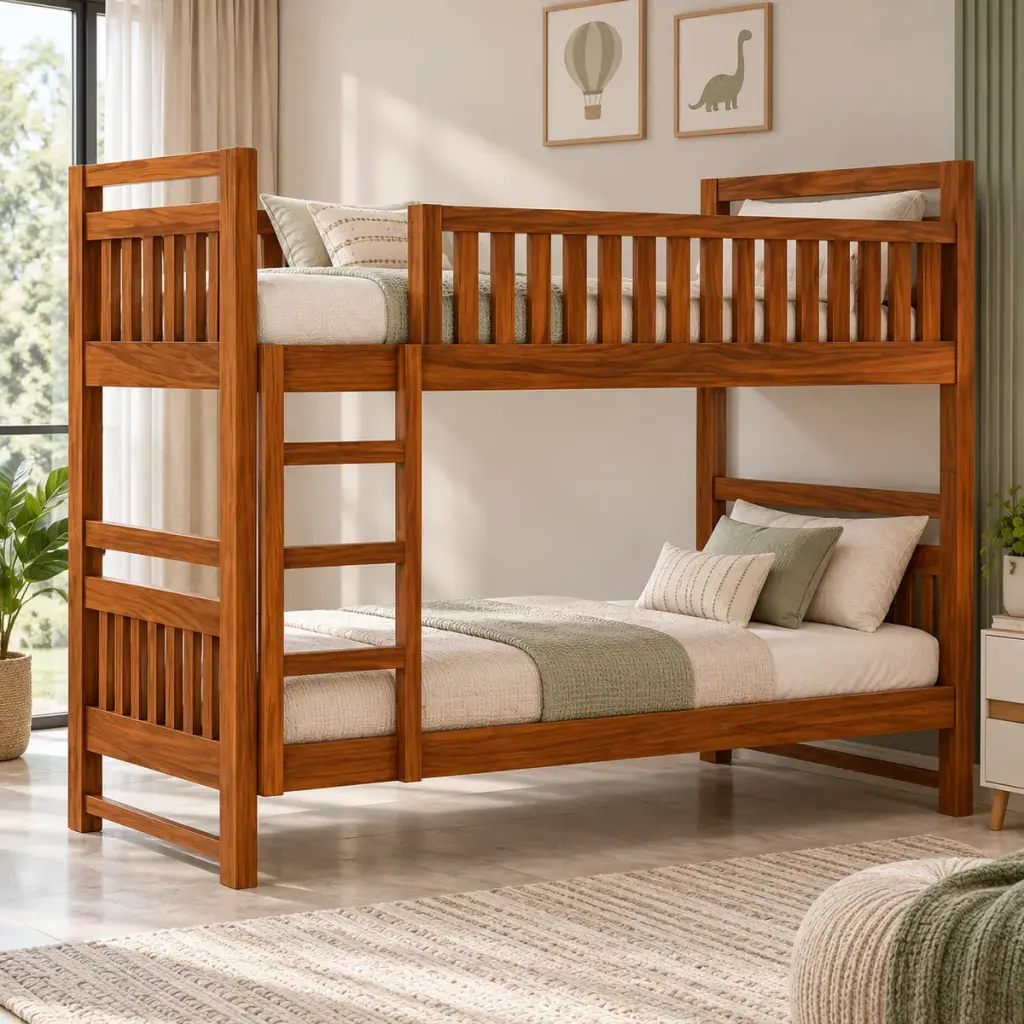 Honey Slatted Bunk Bed — photo 3