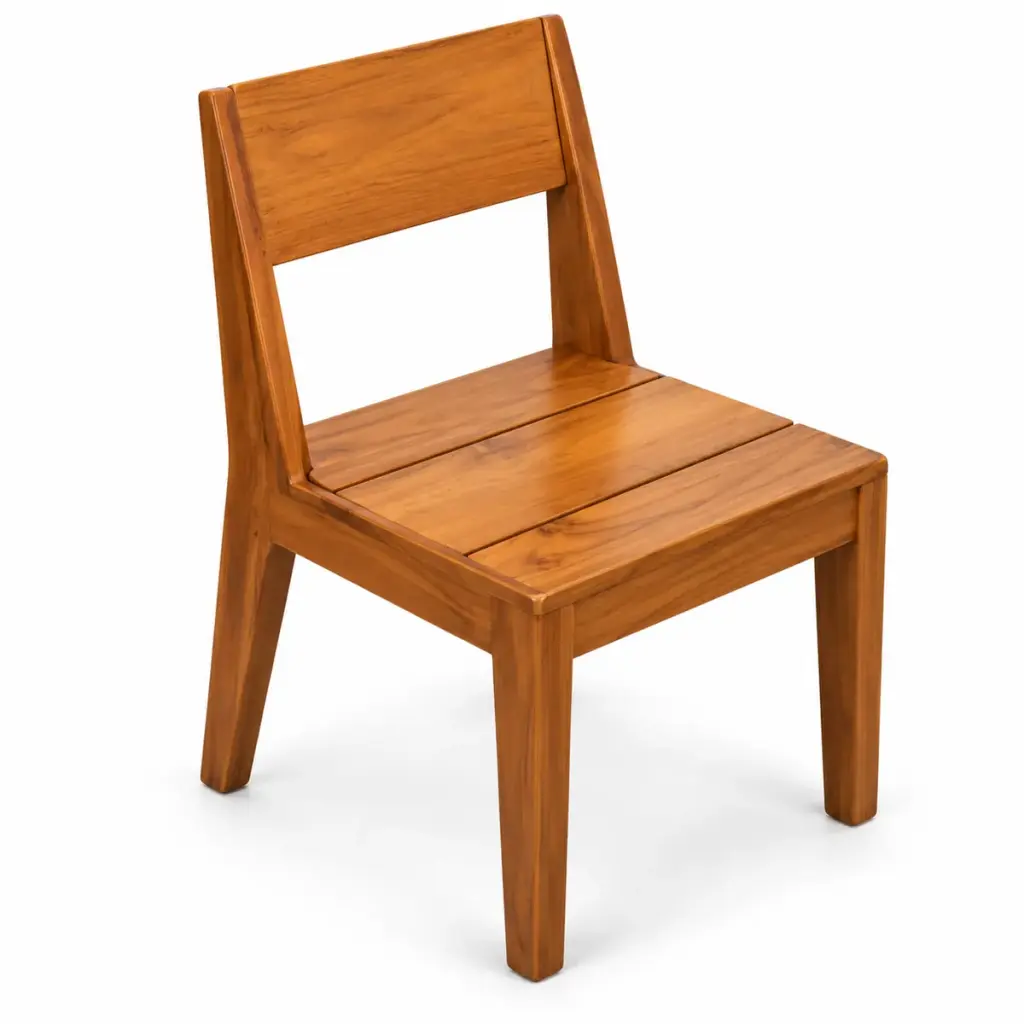 Honey Teak Desk & Chair Set — photo 2