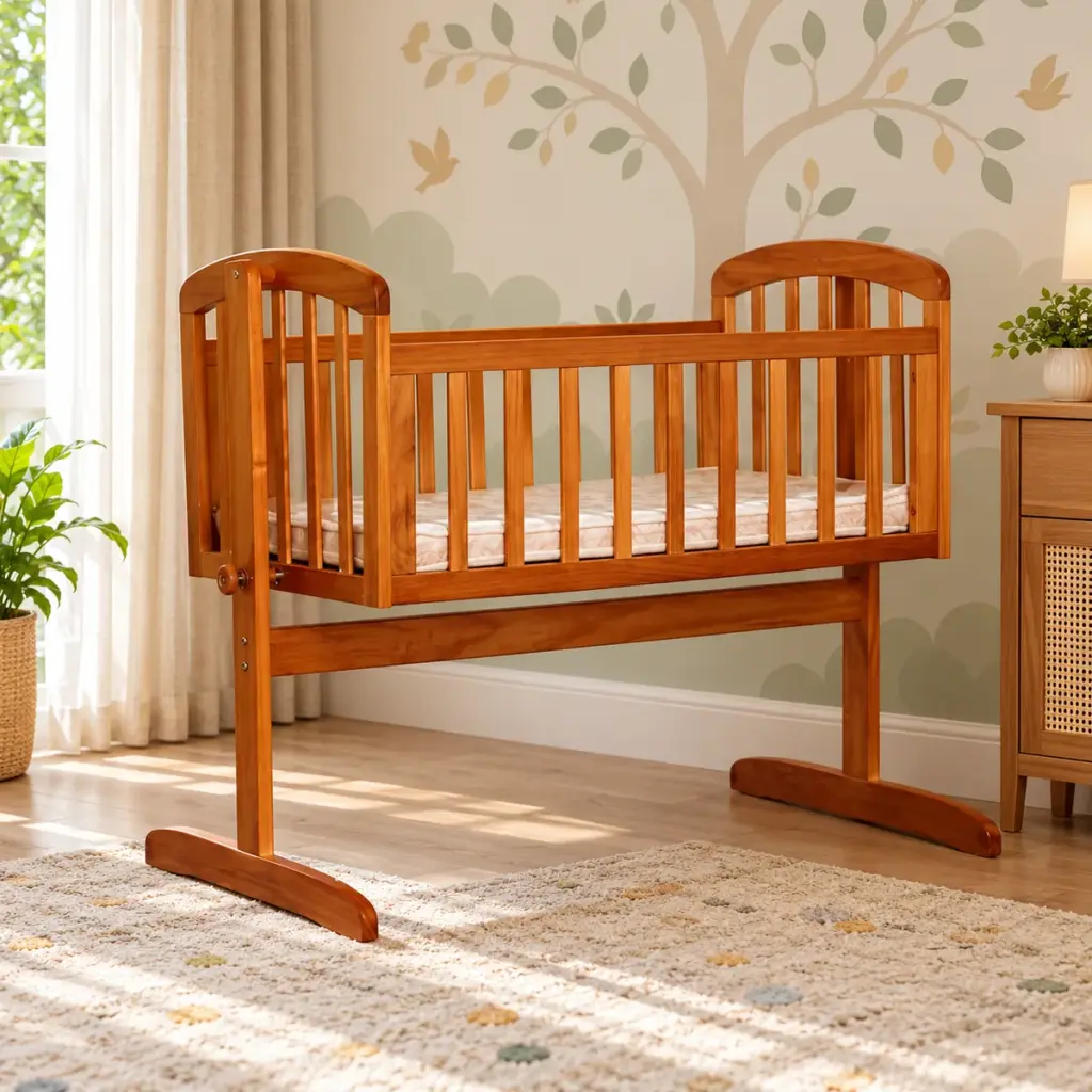 Honey Teak Swing Cradle — photo 3