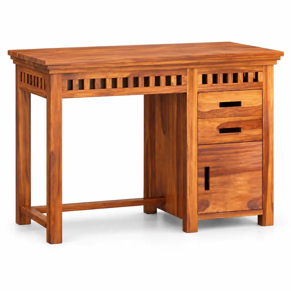 Jaali Apron Pedestal Desk — photo 2