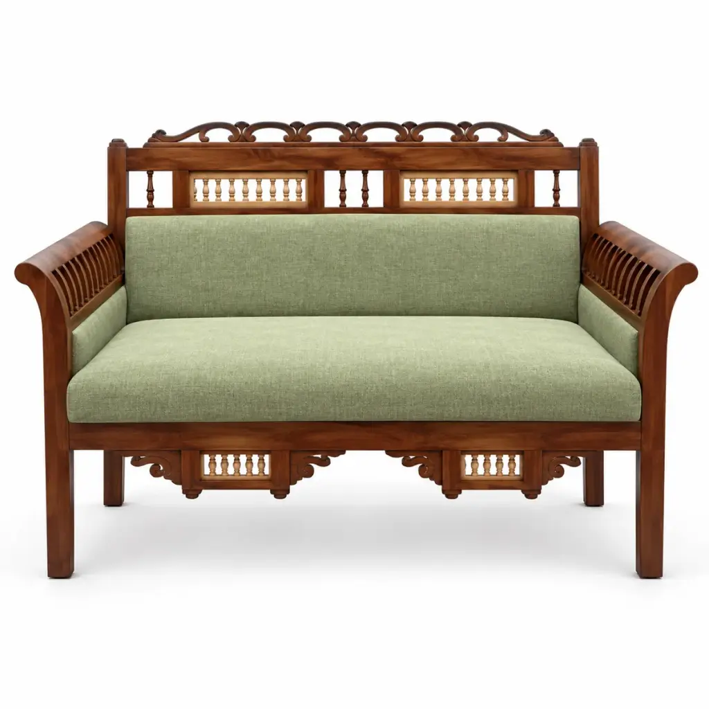 Jaali Crest Diwan Sofa — photo 2