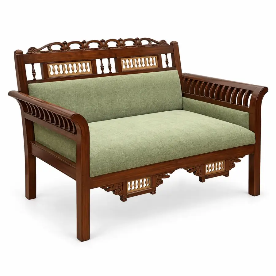 Jaali Crest Diwan Sofa