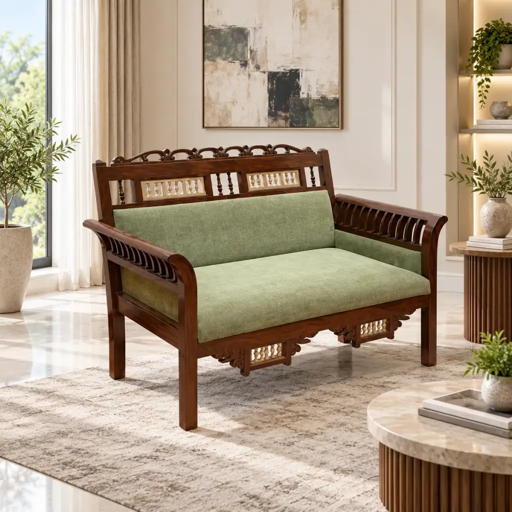 Jaali Crest Diwan Sofa — photo 3