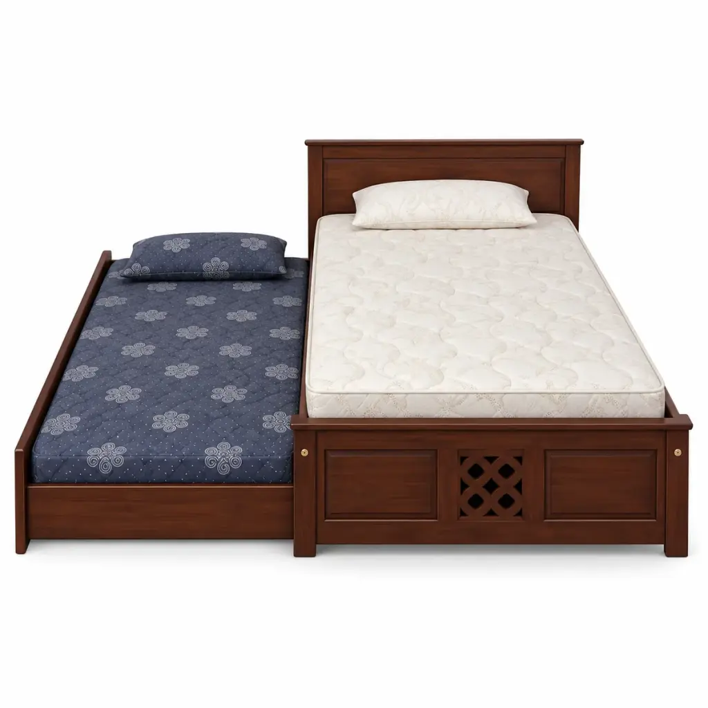 Jaali Panel Trundle Bed — photo 1