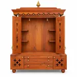 Kalash Crown Mandir – solid teak, Teakwood Factory