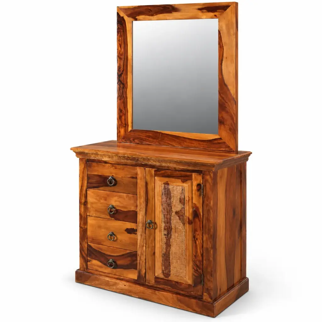 Live-Edge Mirror Dresser — photo 2